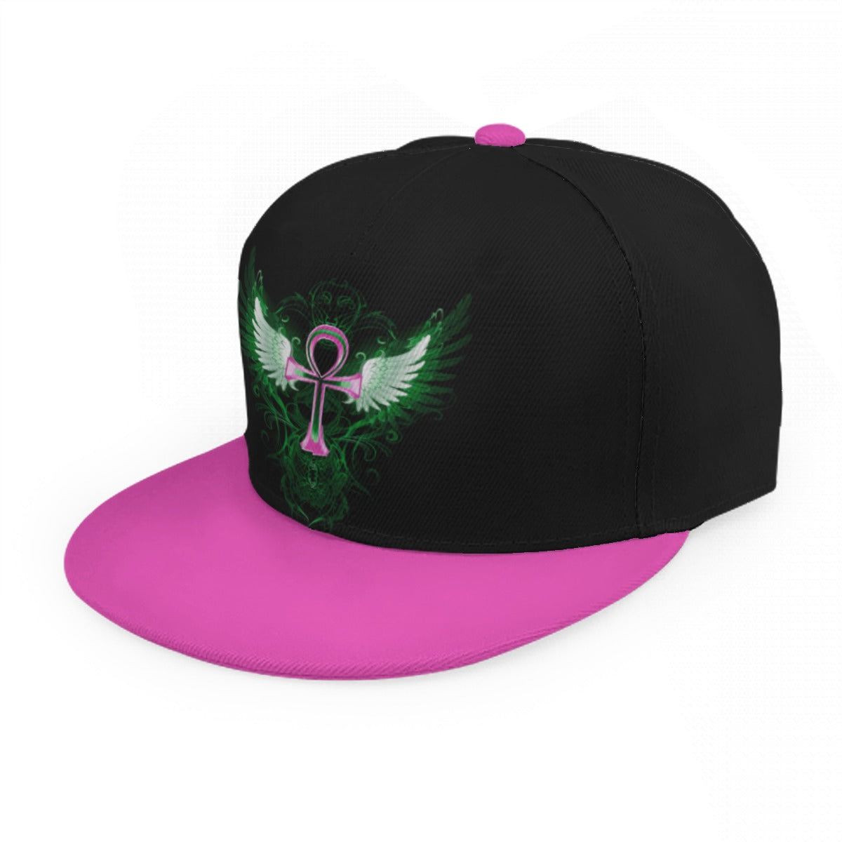 Pink Ankh Snap Back