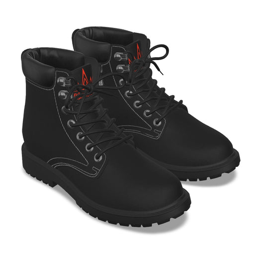 Krown Me King Black and Red Men's Short Boots