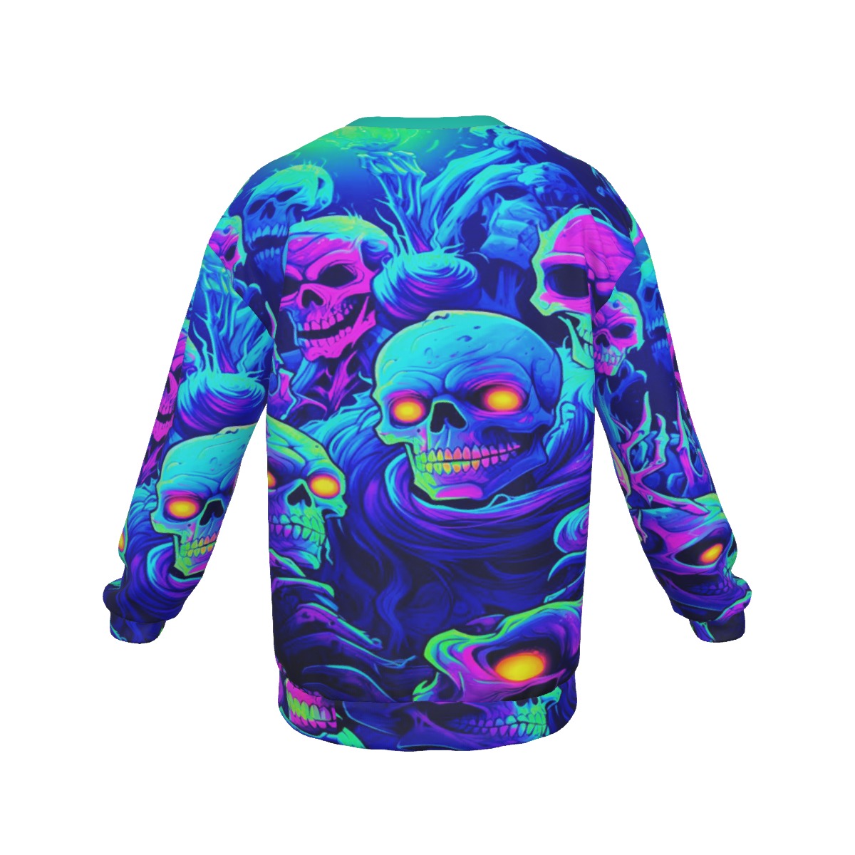 Land Of The Dead Men's Drop Shoulder Round Neck Long-Sleeved Sweatshirt