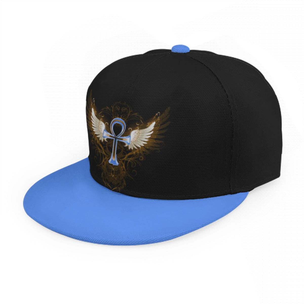 Blue Ankh Snap Back