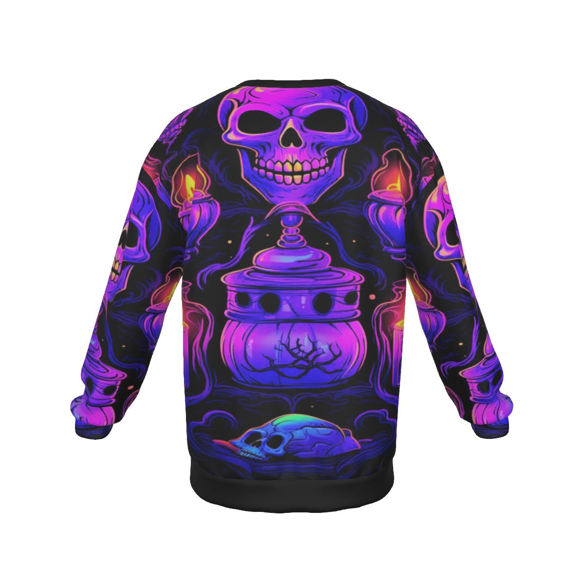 Land Of The Dead Men's Drop Shoulder Round Neck Long-Sleeved Sweatshirt