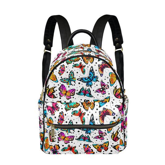 Cute Colorful Butterfly Small Size Backpack