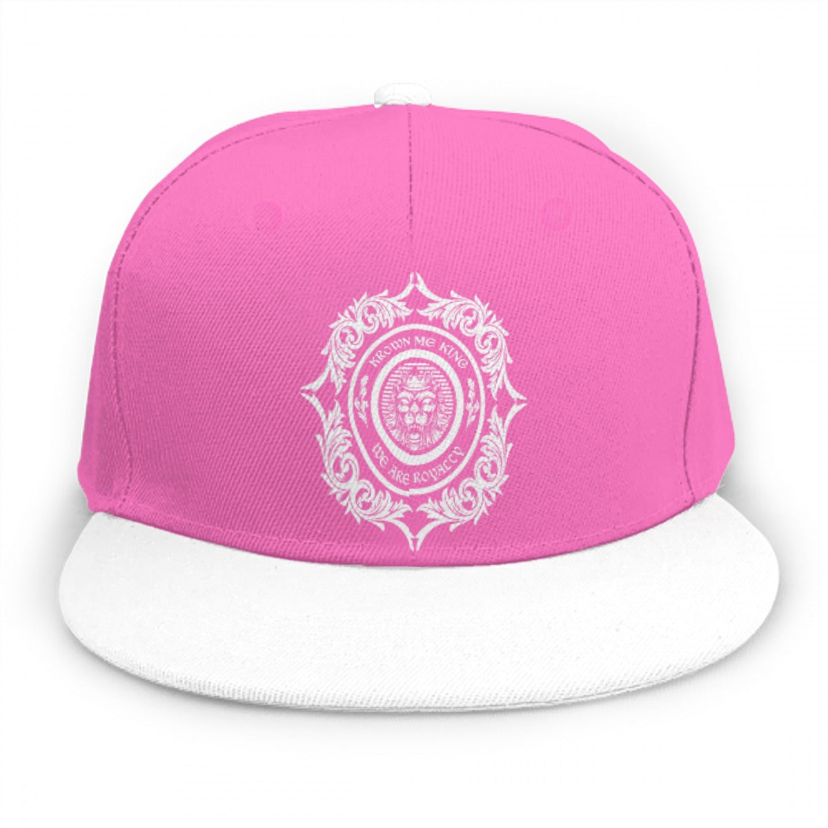 Pink & White We Are Royalty Snap Back