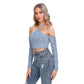 Cute Colorful Abstract Women's Halter Lace-up Top