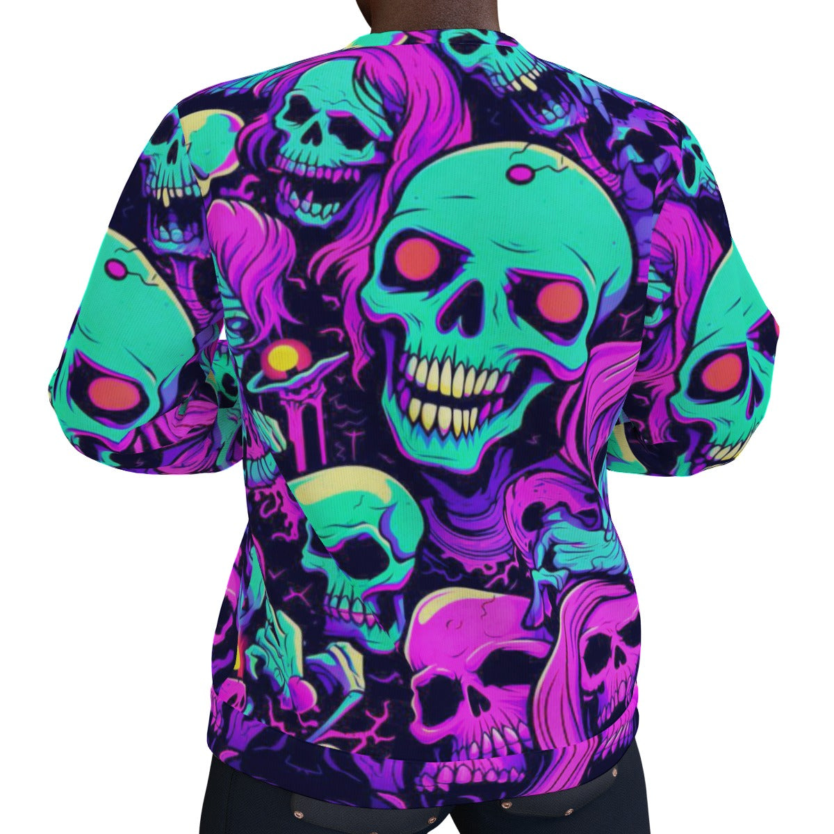 Men's Skull Gang Thicken Sweater