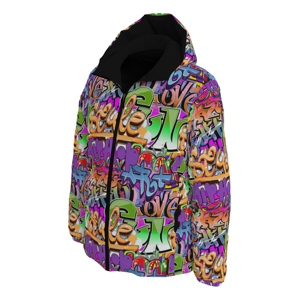 Graffiti Style Winter Time Jacket Unisex