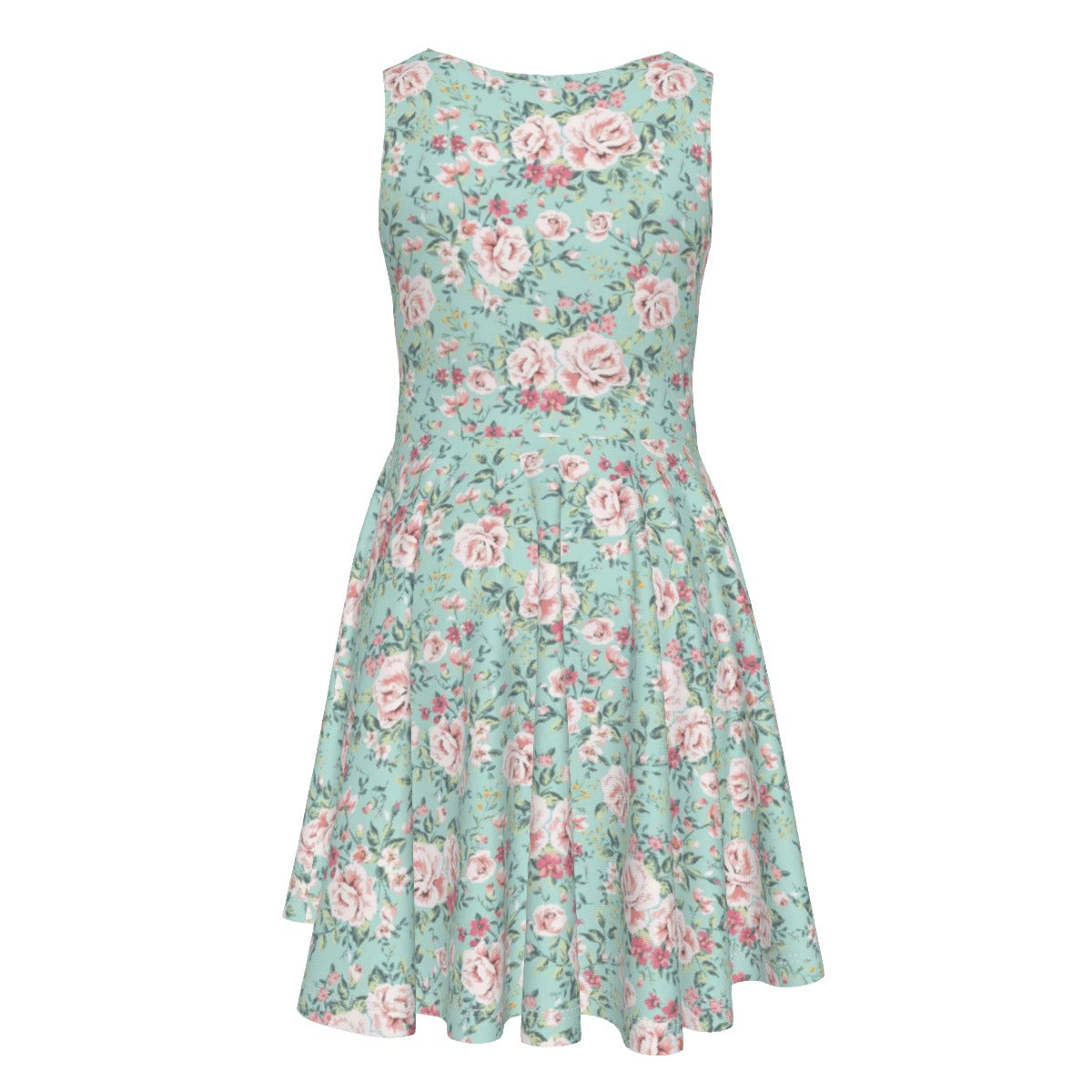 Cris'Sai's Pretty Little Flowers Kid's Sleeveless Vest Dress