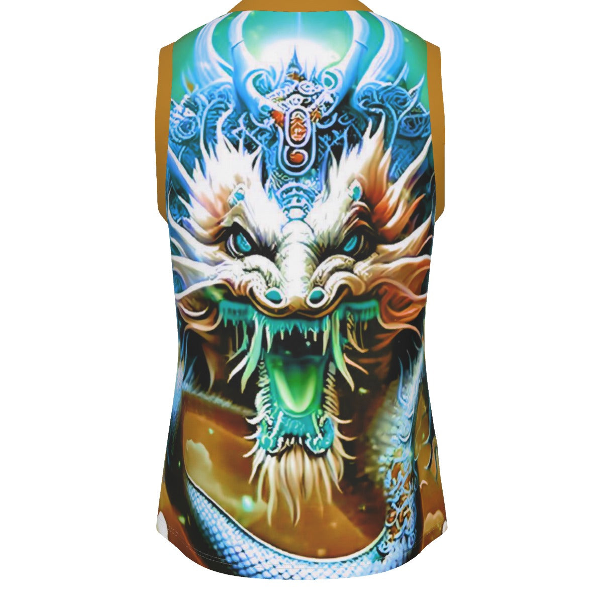 Men's Dragon V Neck Basketball Top