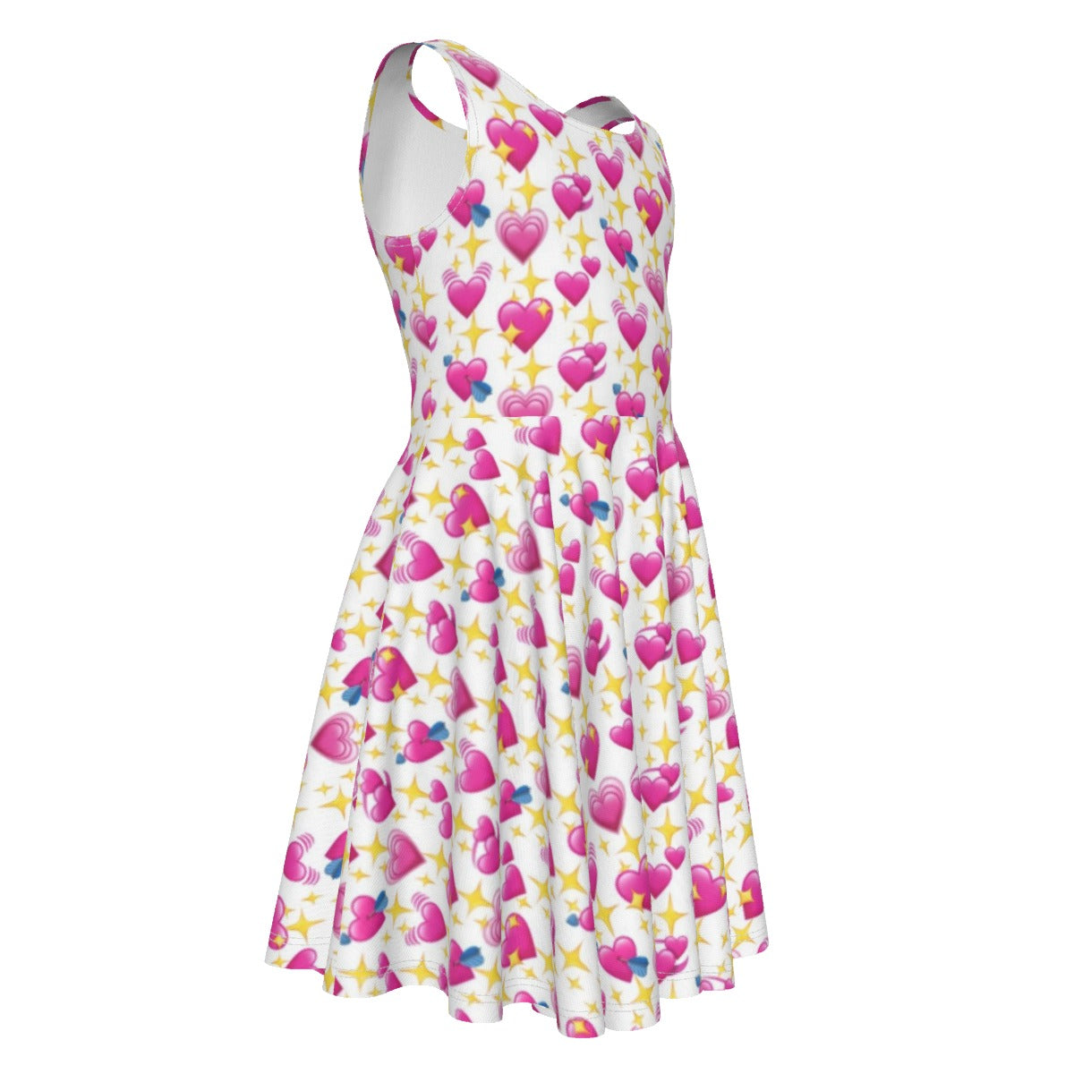 Heart Emoji Kid's Sleeveless Vest Dress