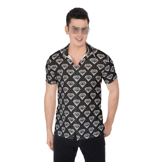 Diamonds Are Forever Men's Button Up