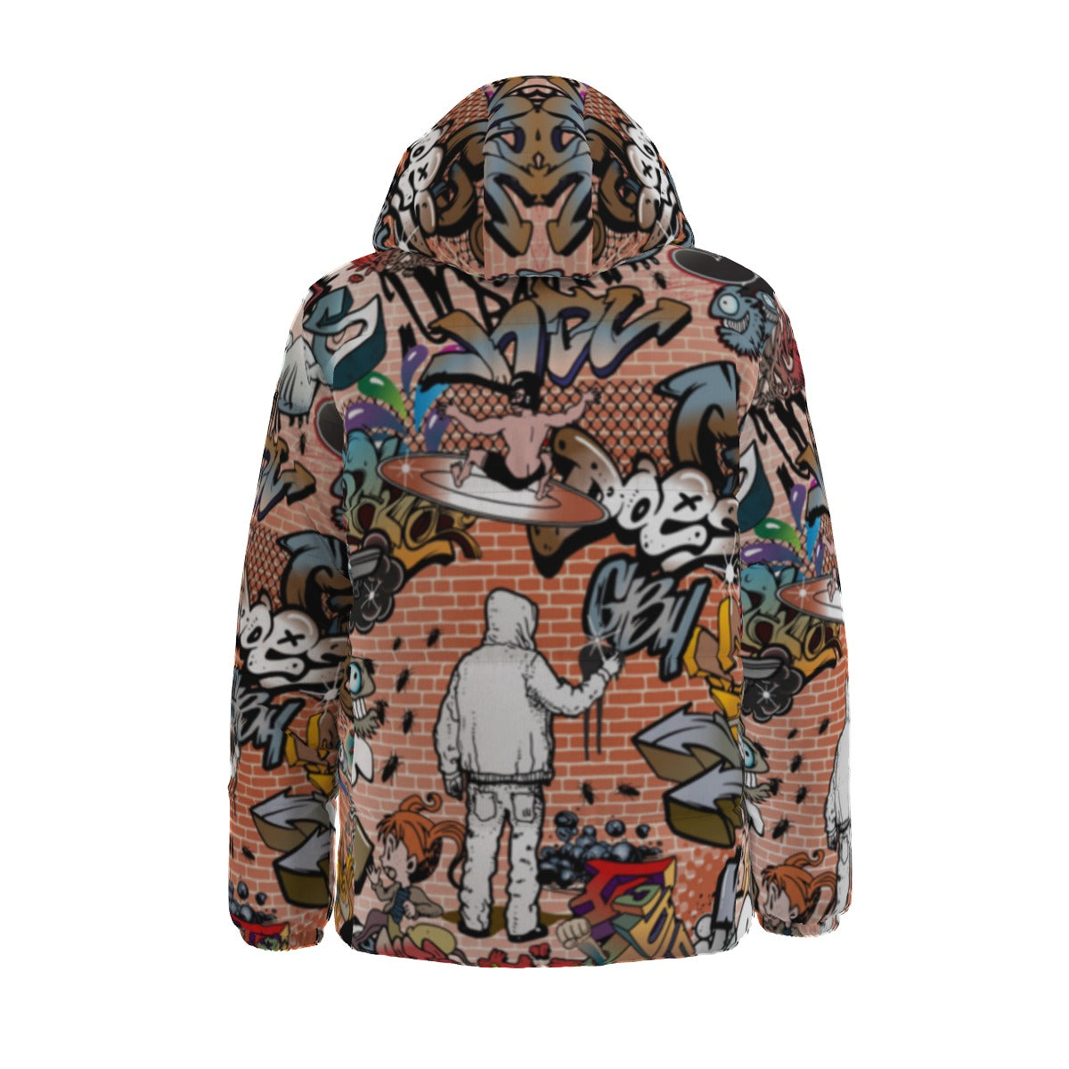 Graffiti Style Winter Time Jacket Unisex