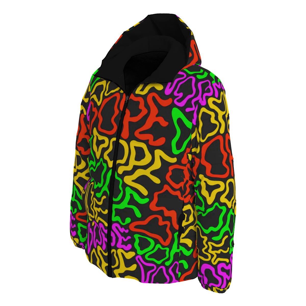 Stay High Trippy Winter Time Jacket Unisex