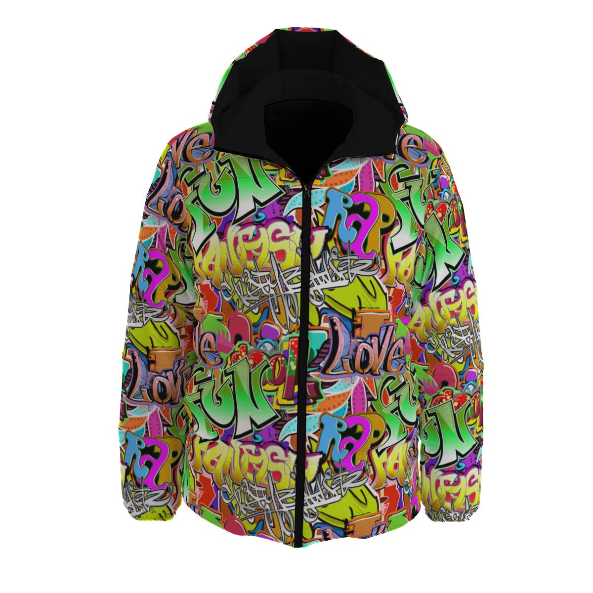 Graffiti Style Winter Time Jacket Unisex