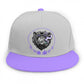 Stoners Only Purple & Grey Smoking Bear Snap Back