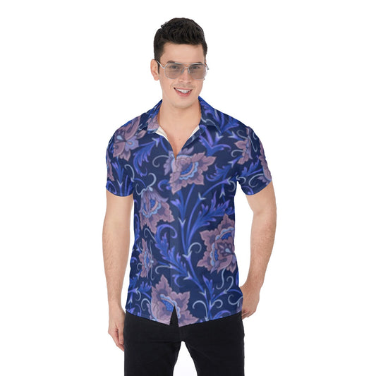 Fantastic Flowers Men's Button Up