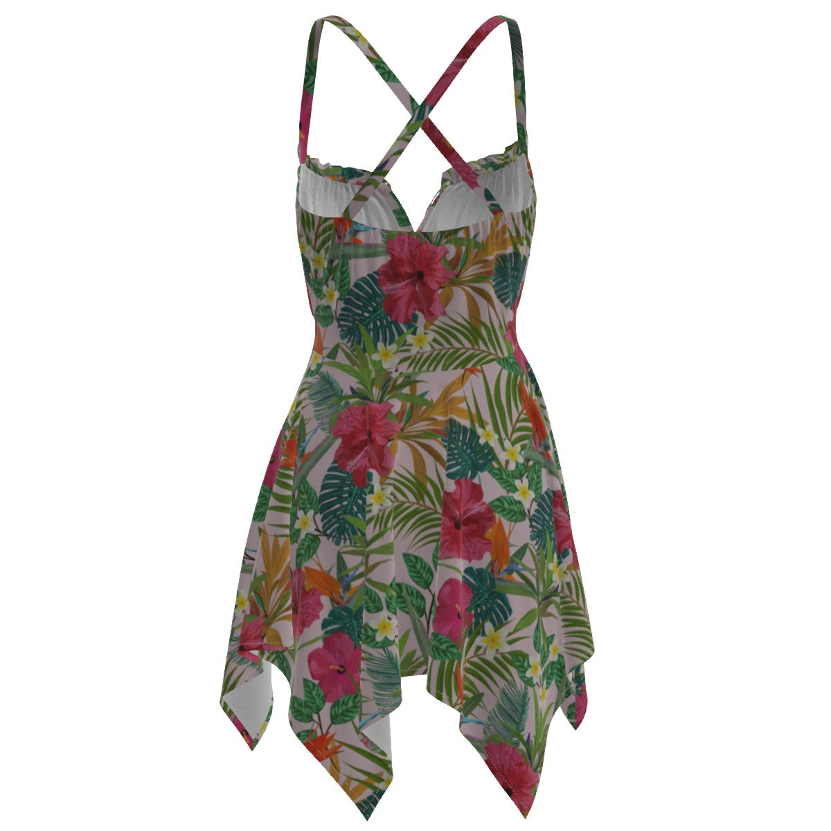 Tropical Flowers Women's Slip Dress