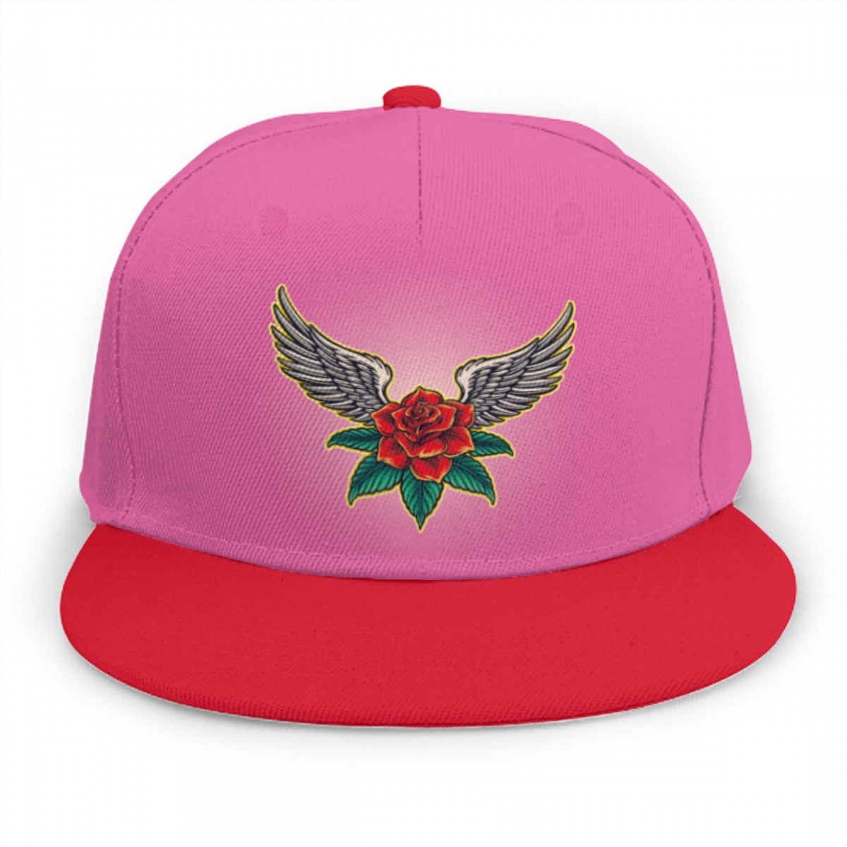 Pink Angel Roses Snap Back