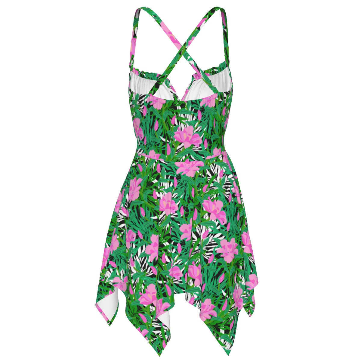 Tropical Flowers Women's Slip Dress