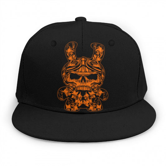 Black & Orange B RABB Snap Back