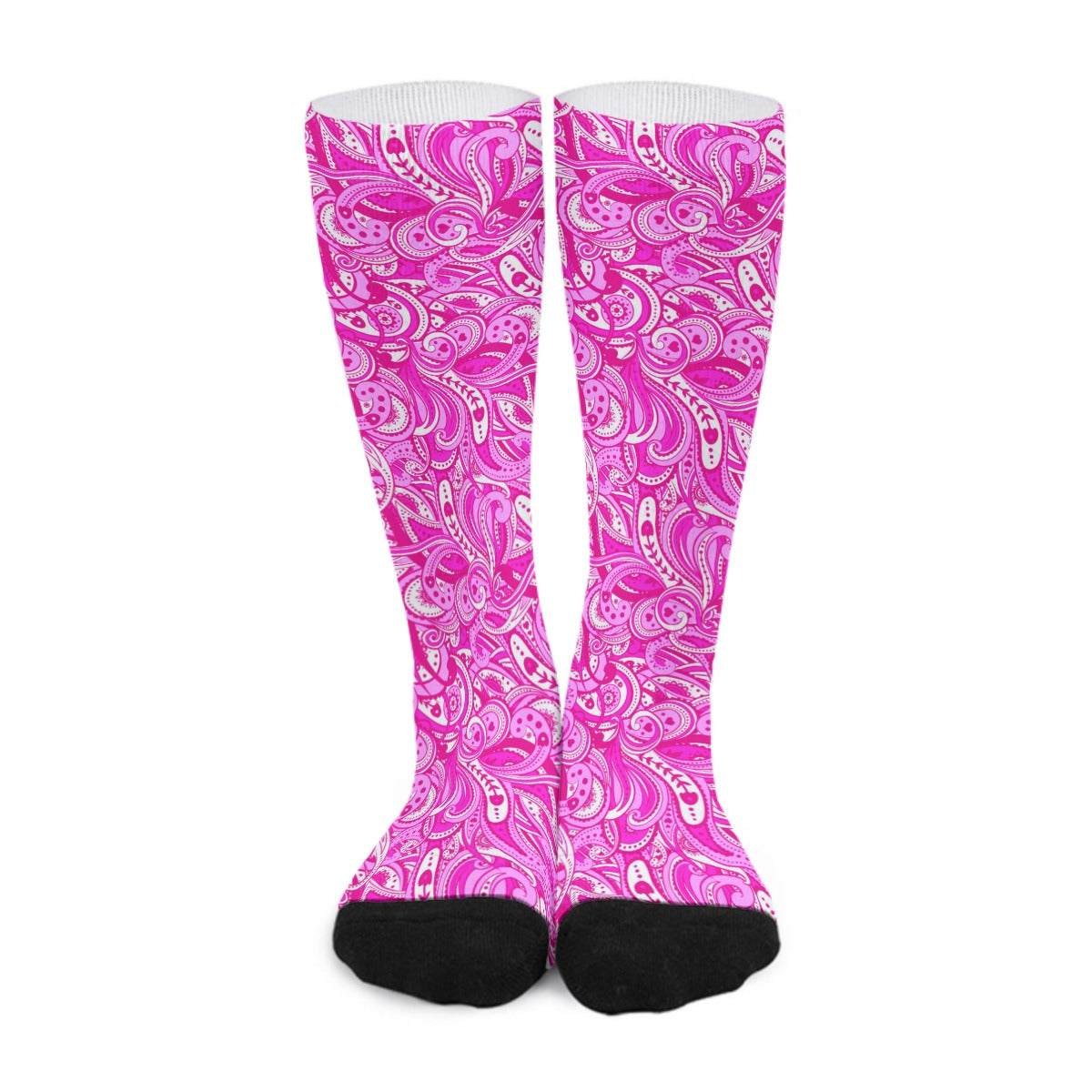 Colorful Paisley Long Socks