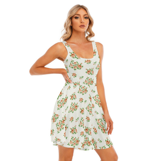 Cute Little Roses Women's Tank Vest Dress