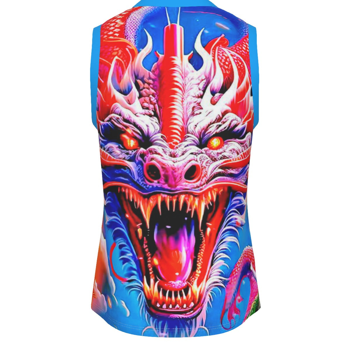 Men's Dragon V Neck Basketball Top