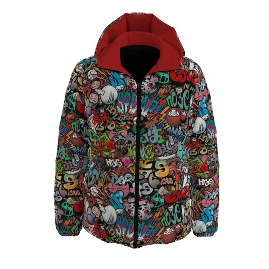 Graffiti Style Winter Time Jacket Unisex