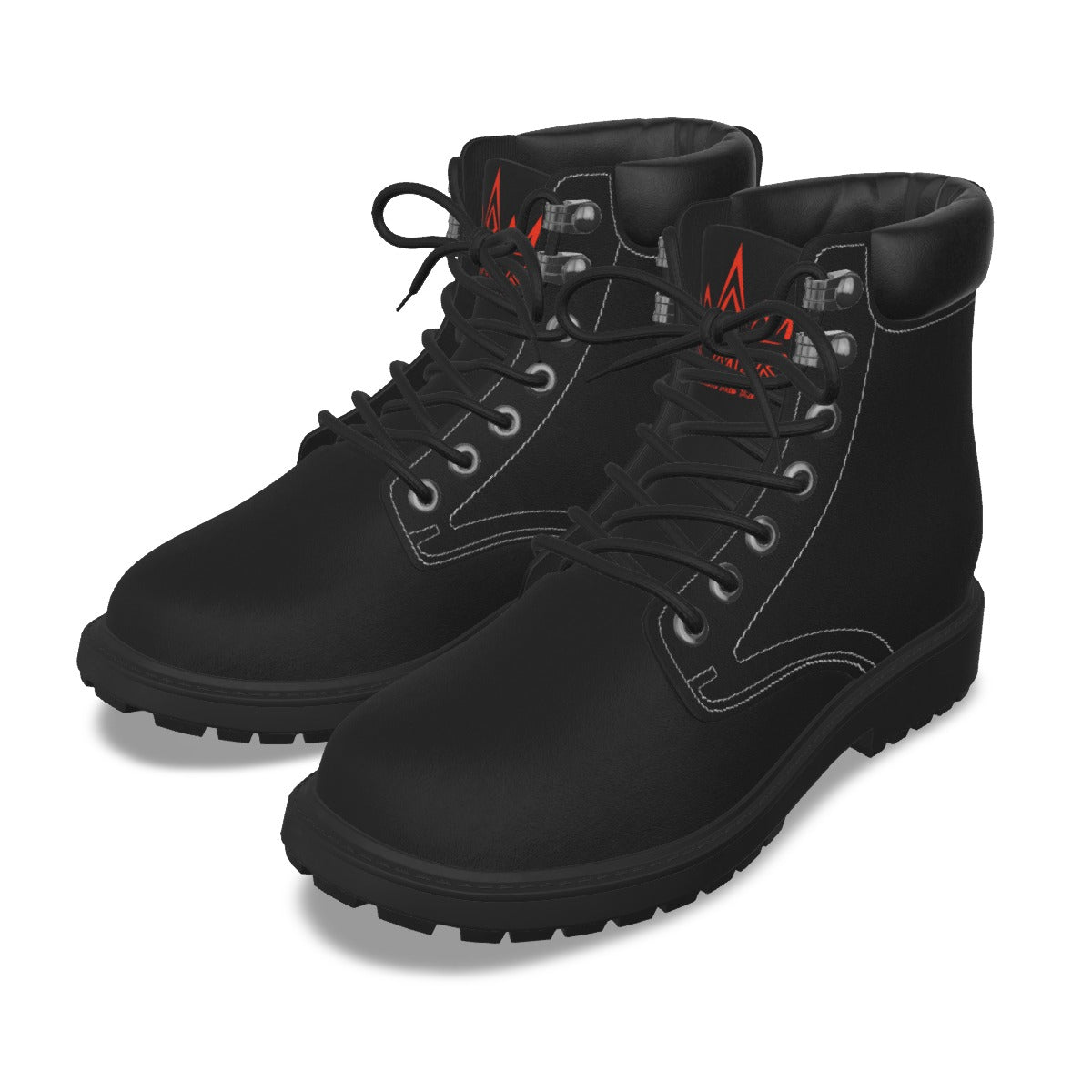 Krown Me King Black and Red Women's Short Boots