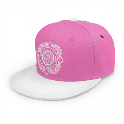 Pink & White We Are Royalty Snap Back