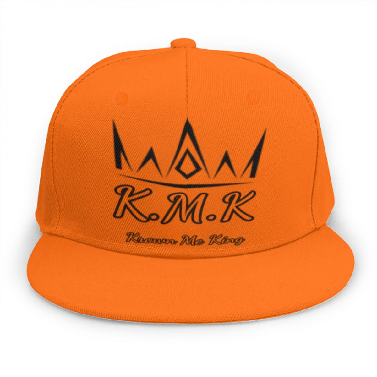 Orange & Black Krown Me King Snap Back