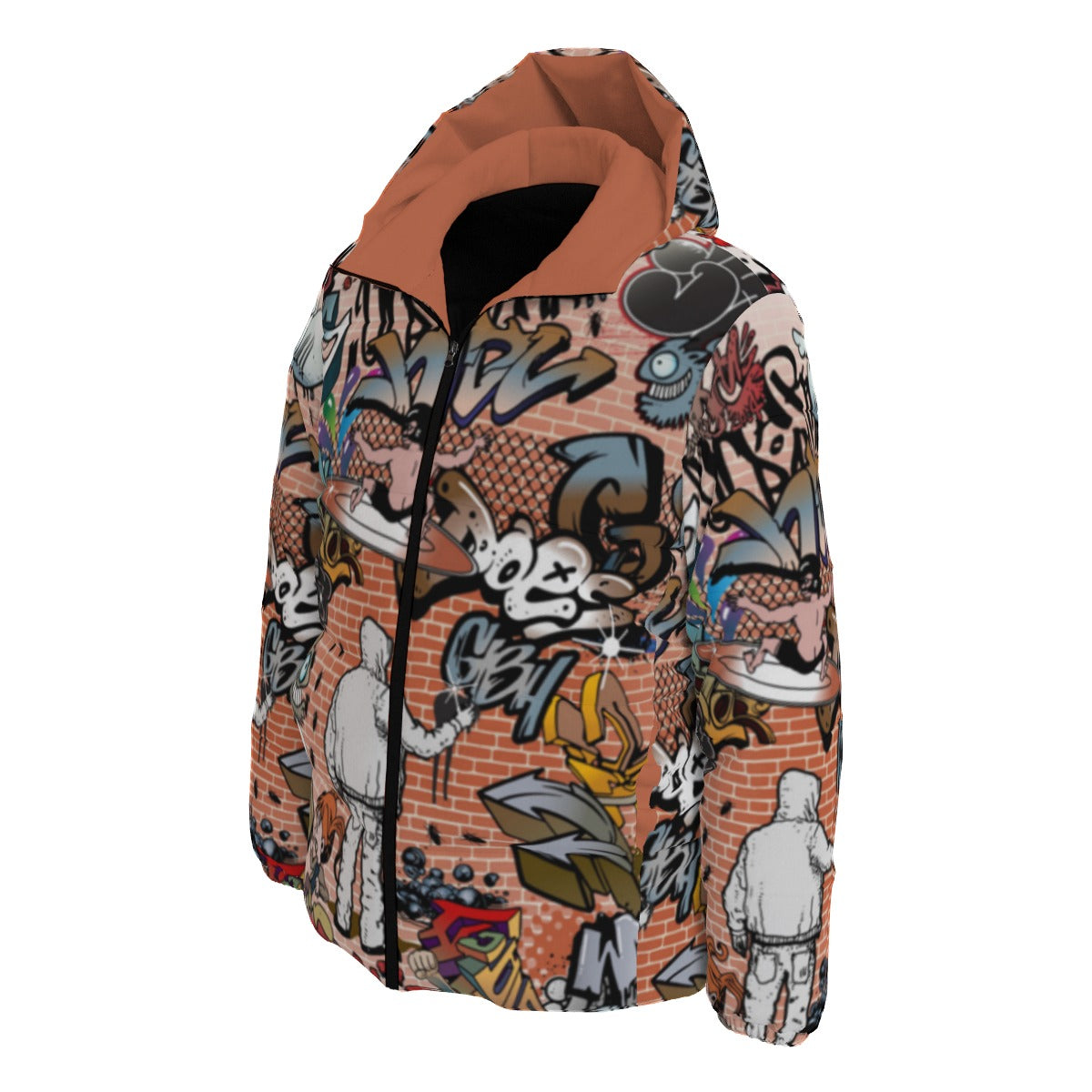 Graffiti Style Winter Time Jacket Unisex