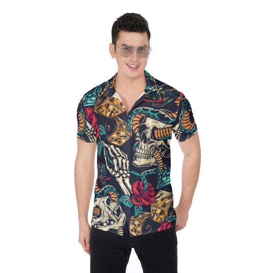 Inked Up Men's Button Up