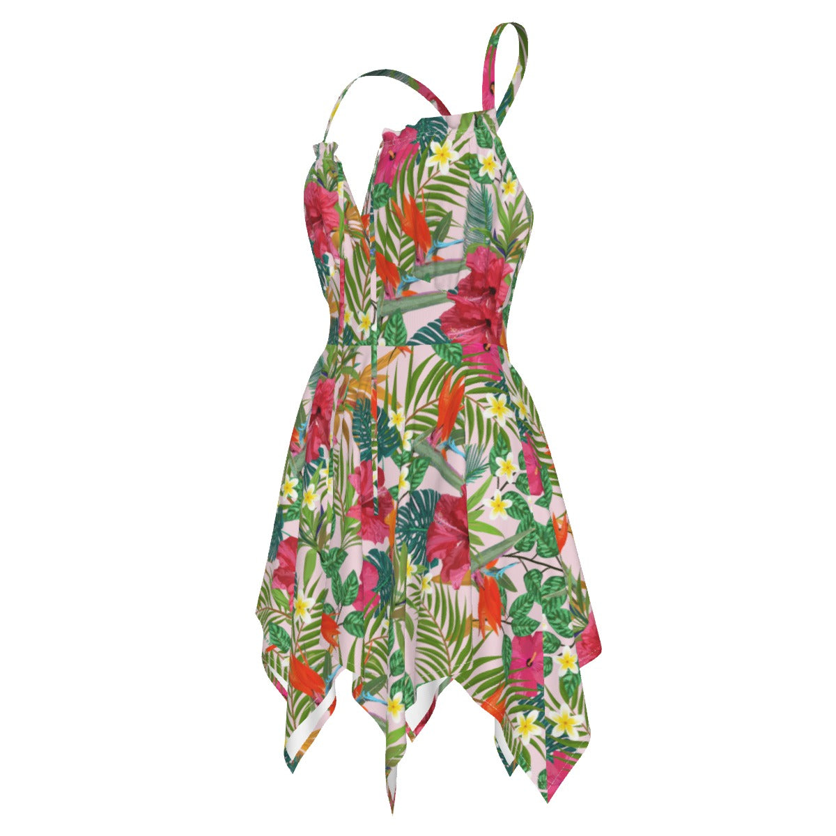 Tropical Flowers Women's Slip Dress