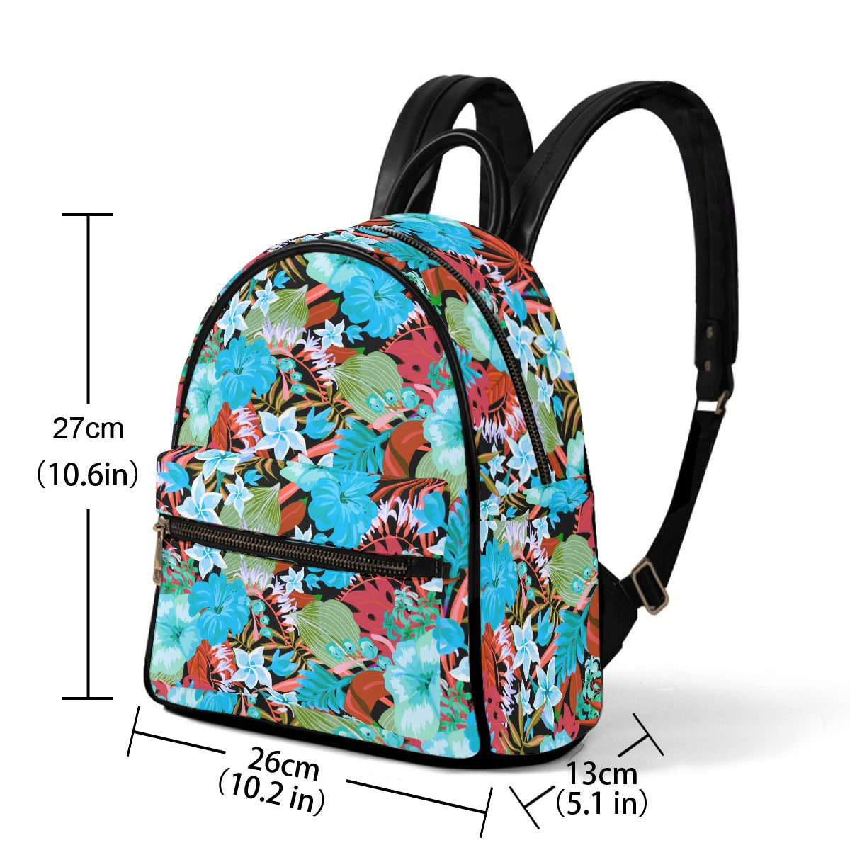 Summer Time Flowers Small Size Backpack