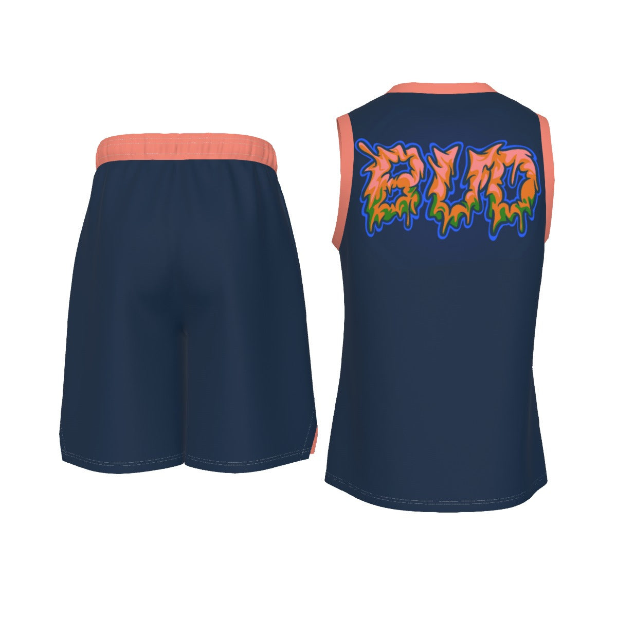 Men's BUD Stoners Only V Neck Basketball Suit