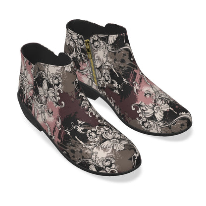 Cris'sai's Pretty Little Flowers Men's Fashion Boots