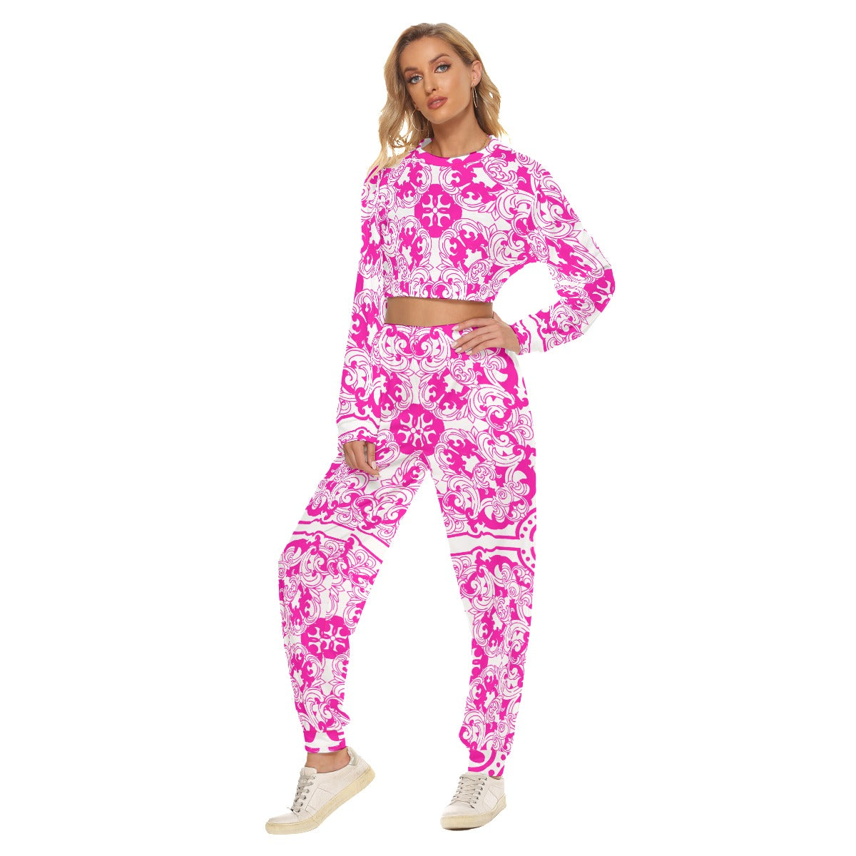 Cute Ass Women's Crop Sweatshirt Suit