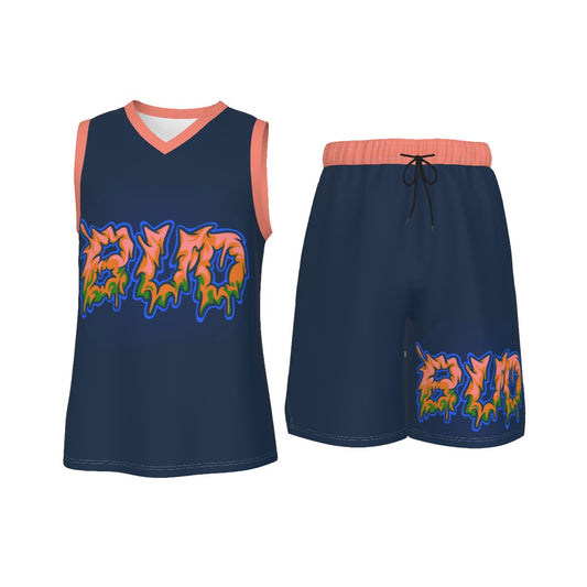 Men's BUD Stoners Only V Neck Basketball Suit