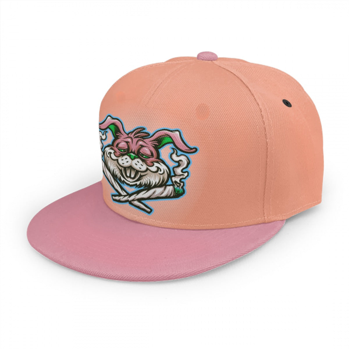 Peach & Pink Stoners Only Rabbit Snap Back