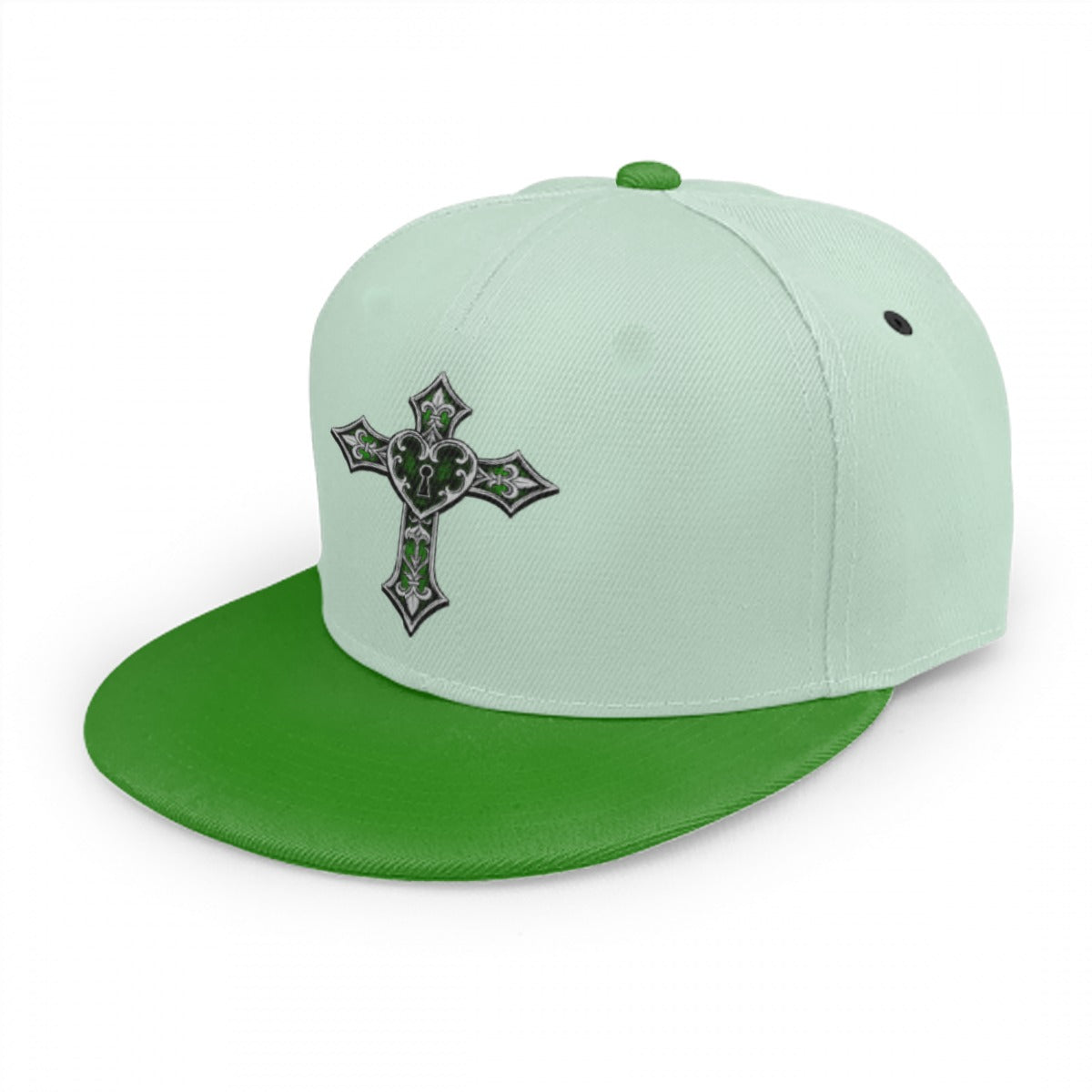 Heart & Cross Snap Back