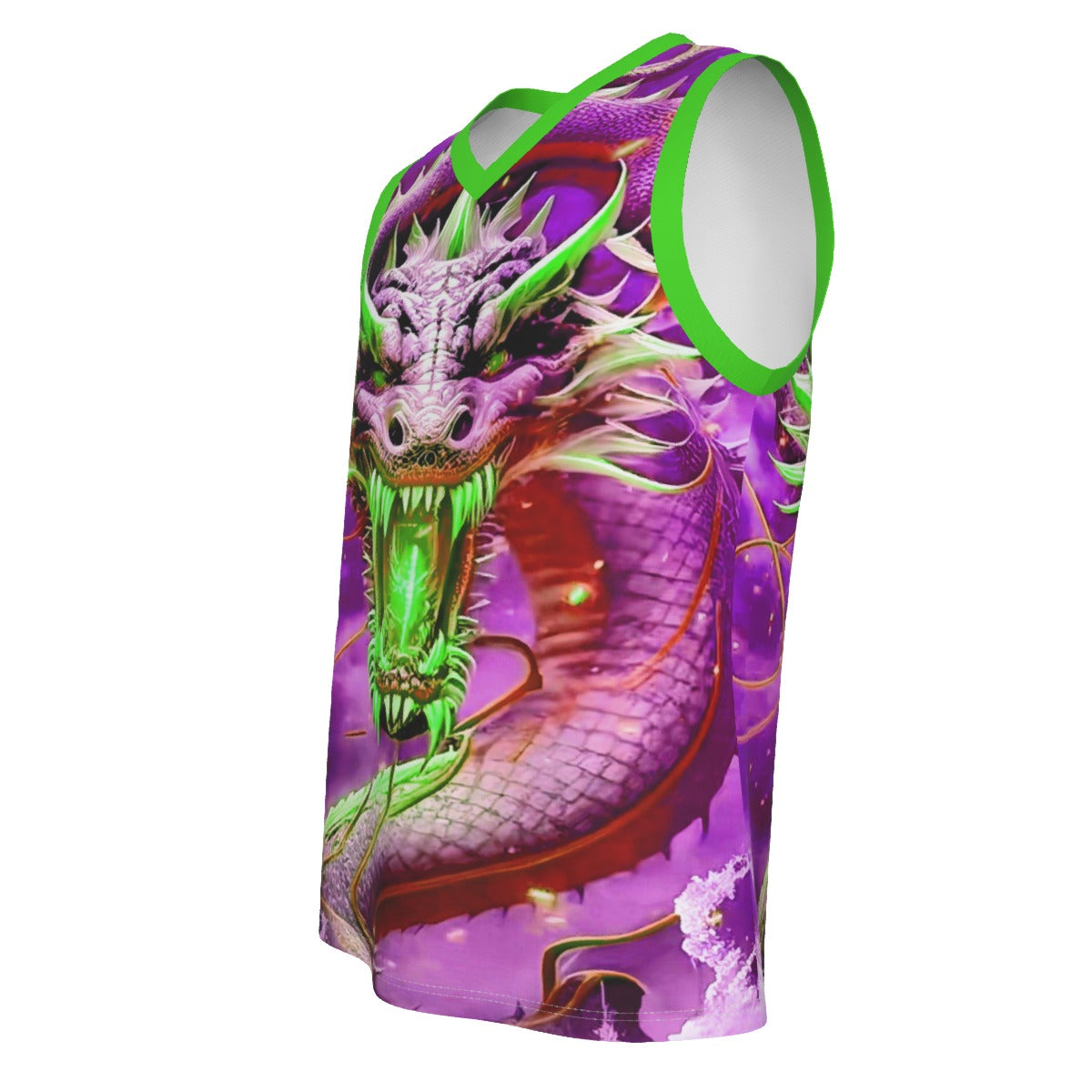 Men's Dragon V Neck Basketball Top