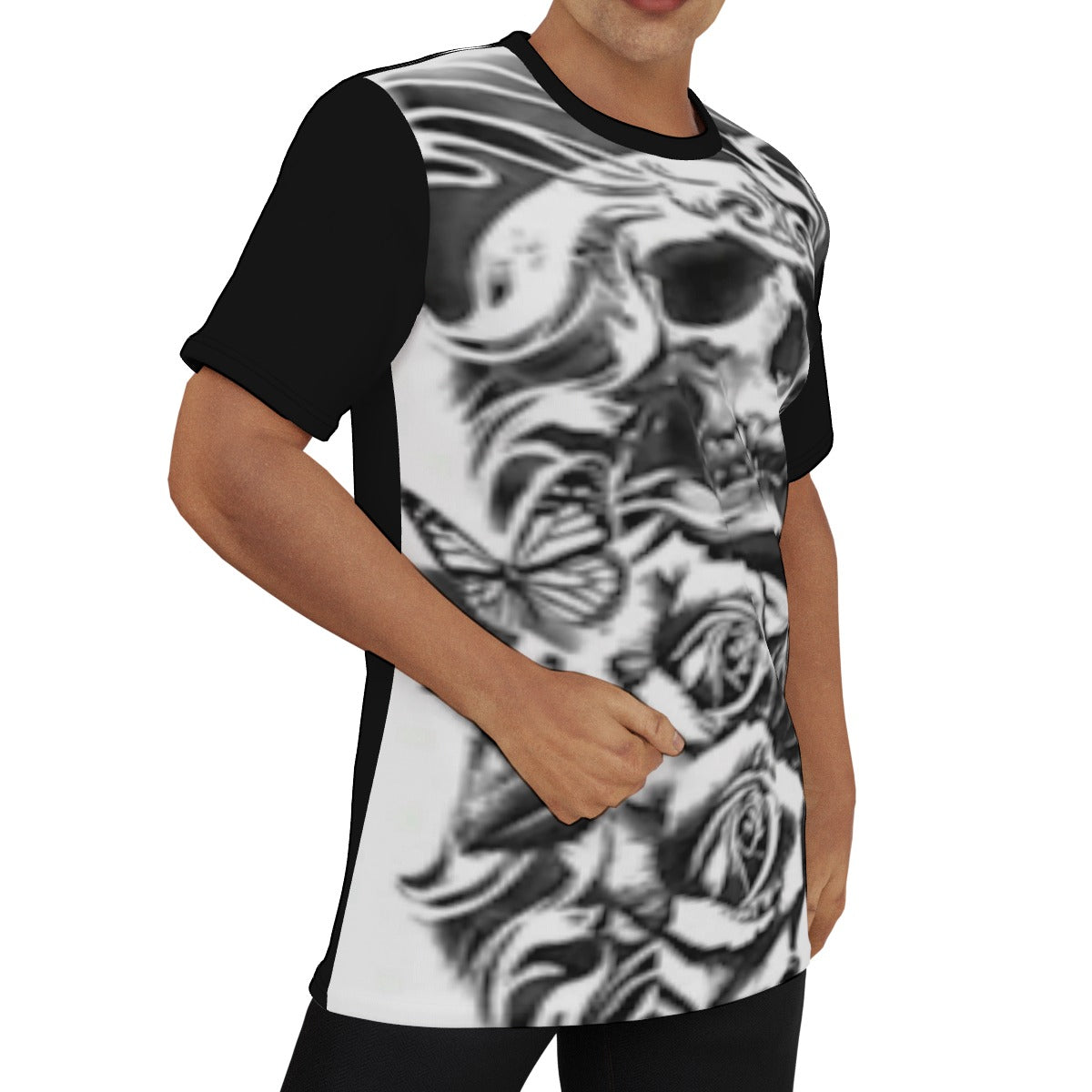 Men's Tattoo Style O-Neck T-Shirt