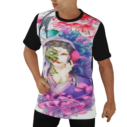 Men's Tattoo Style O-Neck T-Shirt