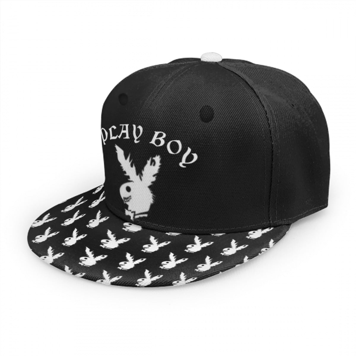 Play Boy Black & White Snap Back