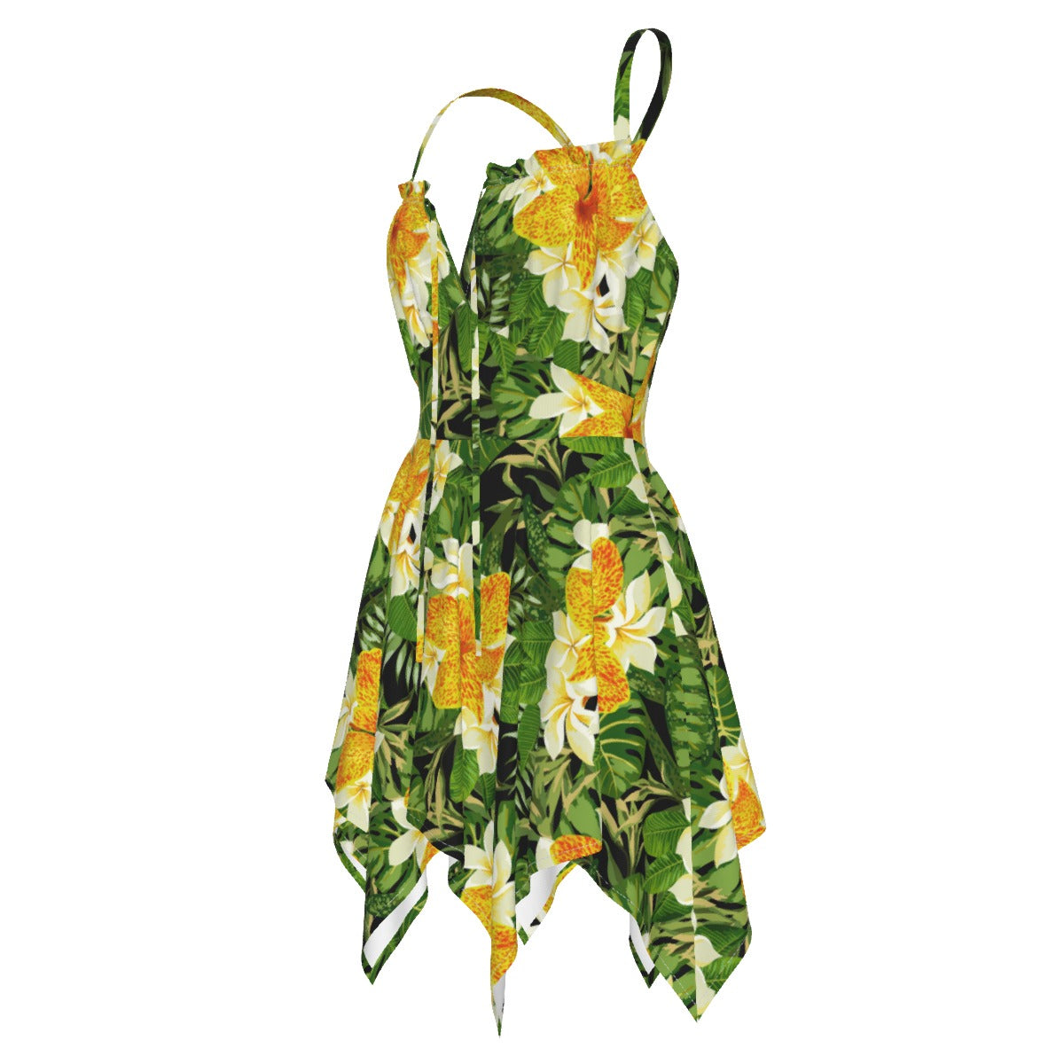 Tropical Flowers Women's Slip Dress