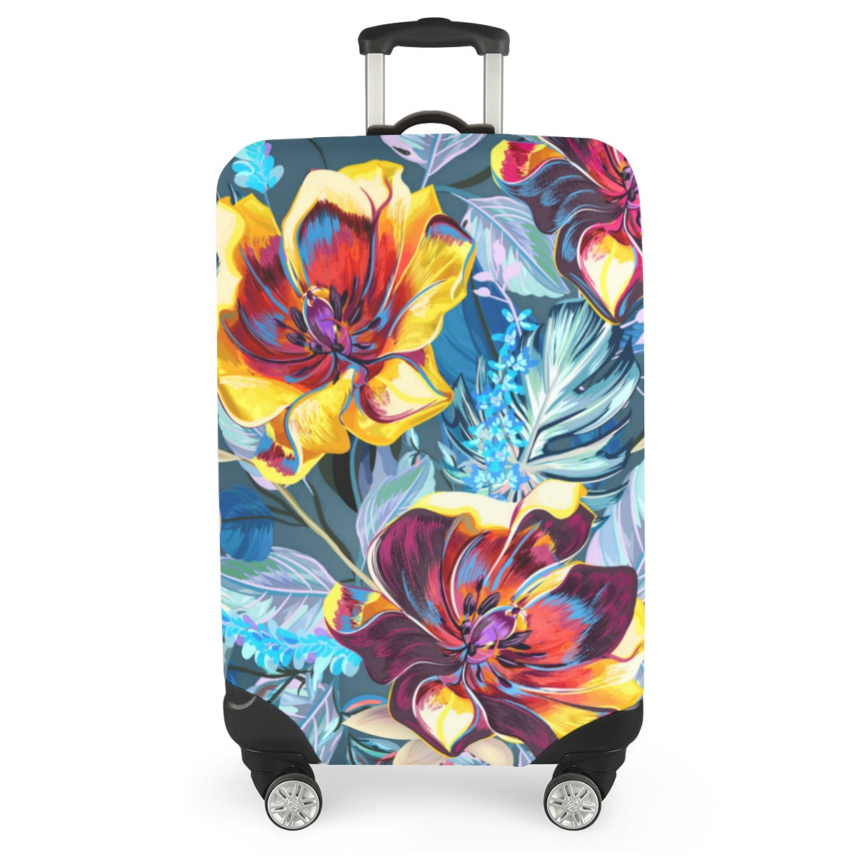 Beautiful Tulips Luggage Cover (With Belt)