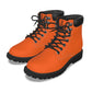 Krown Me King Orange and Black Women's Short Boots