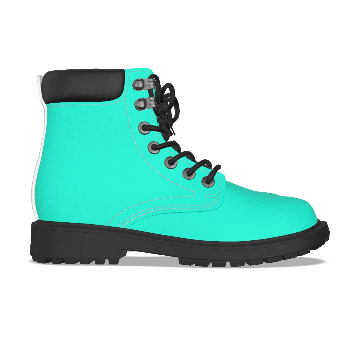 Krown Me King Teal and Black Women's Short Boots