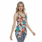 Bright Tropical Women's Skinny Sport Tank Top