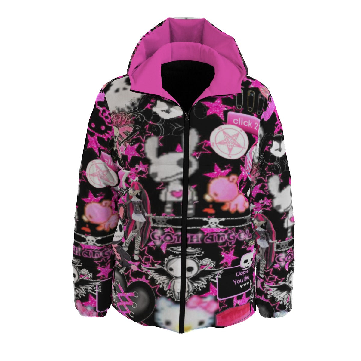 Punk Style Winter Time Jacket Unisex